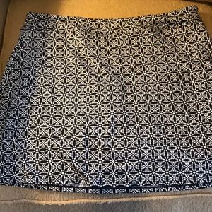 New without tags black and white skort
